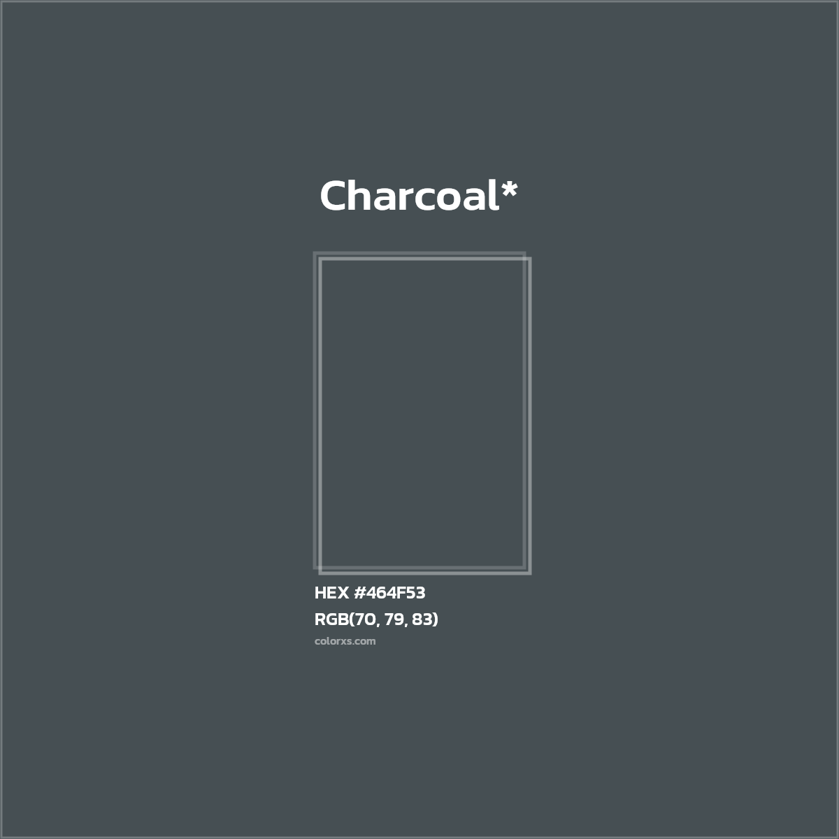 HEX #464F53 Color Name, Color Code, Palettes, Similar Paints, Images
