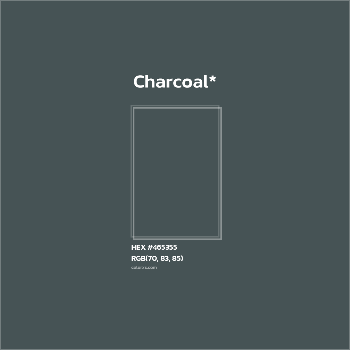 HEX #465355 Color Name, Color Code, Palettes, Similar Paints, Images
