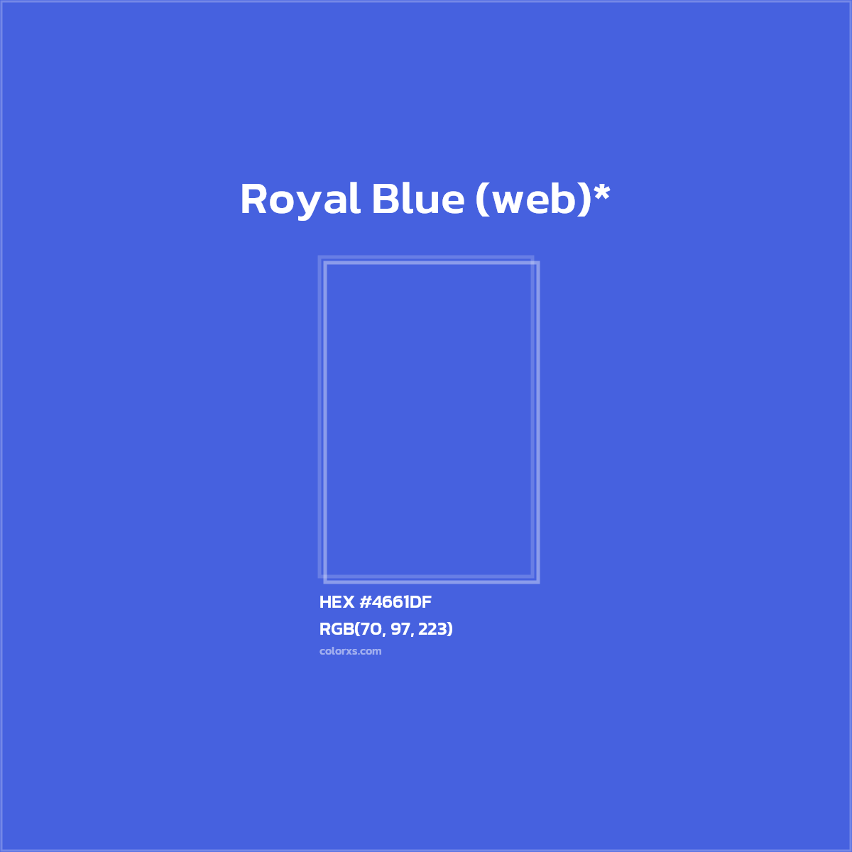HEX #4661DF Color Name, Color Code, Palettes, Similar Paints, Images