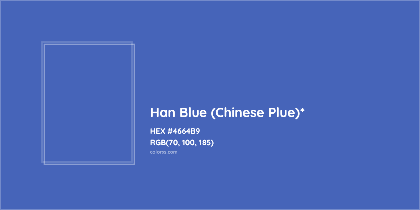 HEX #4664B9 Color Name, Color Code, Palettes, Similar Paints, Images