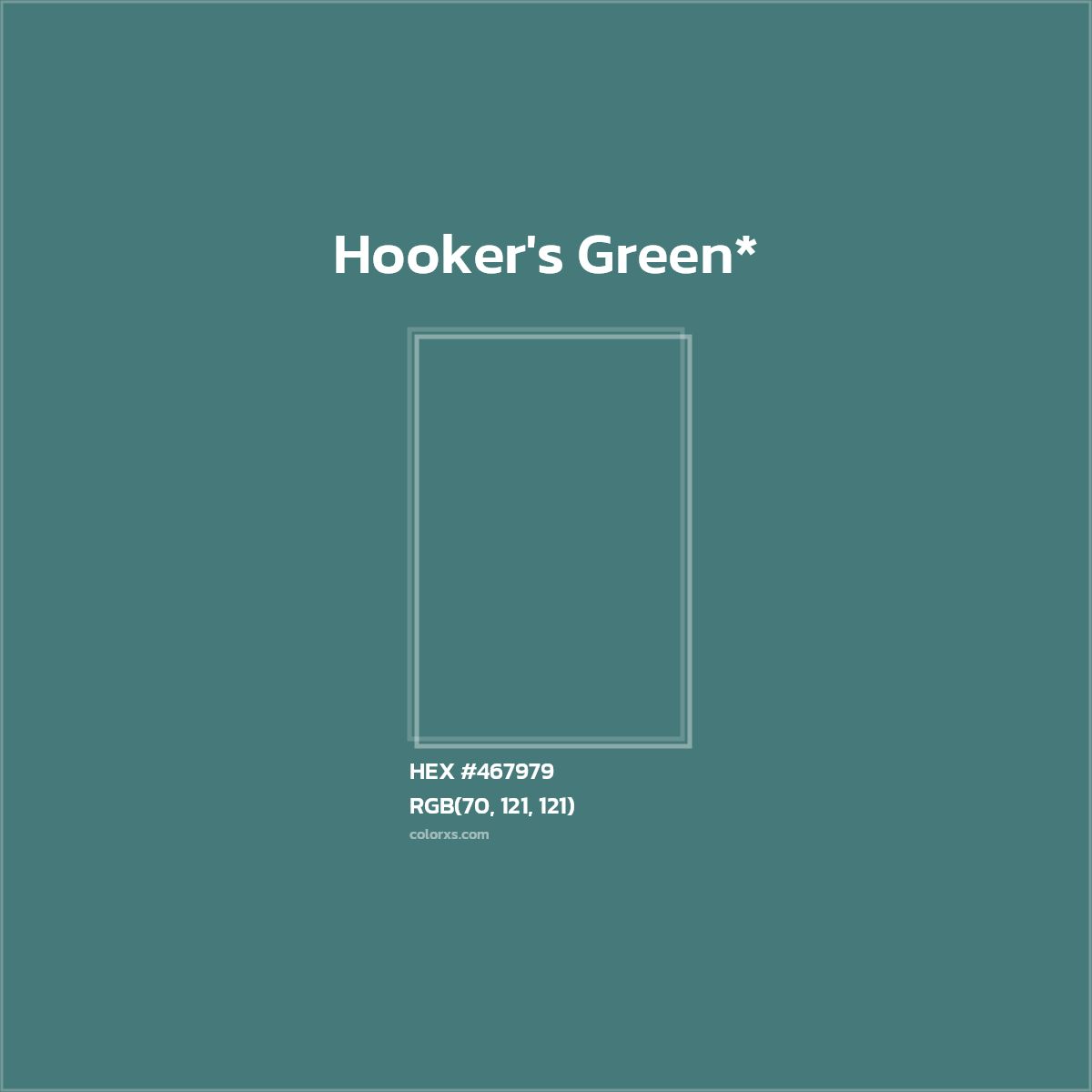 HEX #467979 Color Name, Color Code, Palettes, Similar Paints, Images