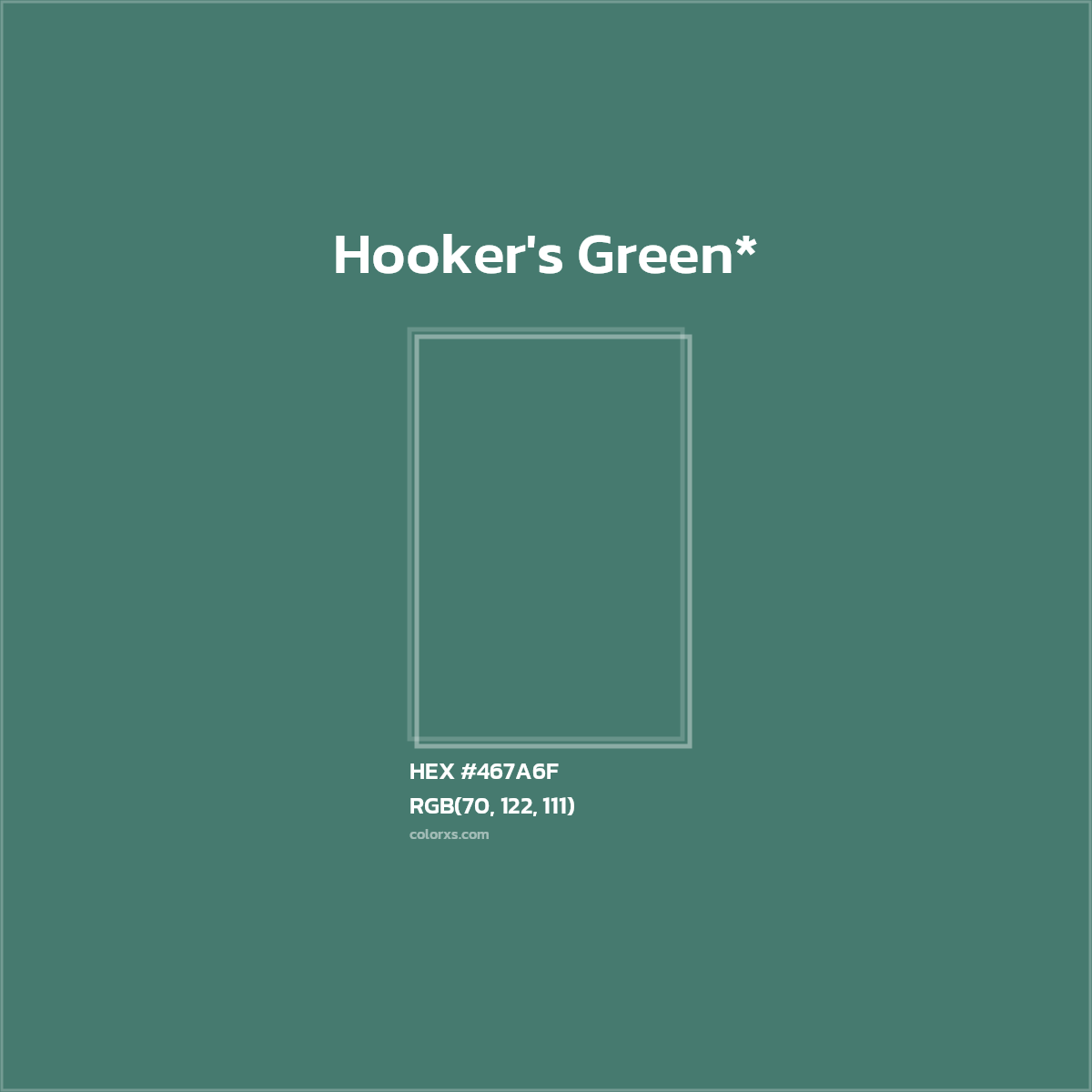HEX #467A6F Color Name, Color Code, Palettes, Similar Paints, Images