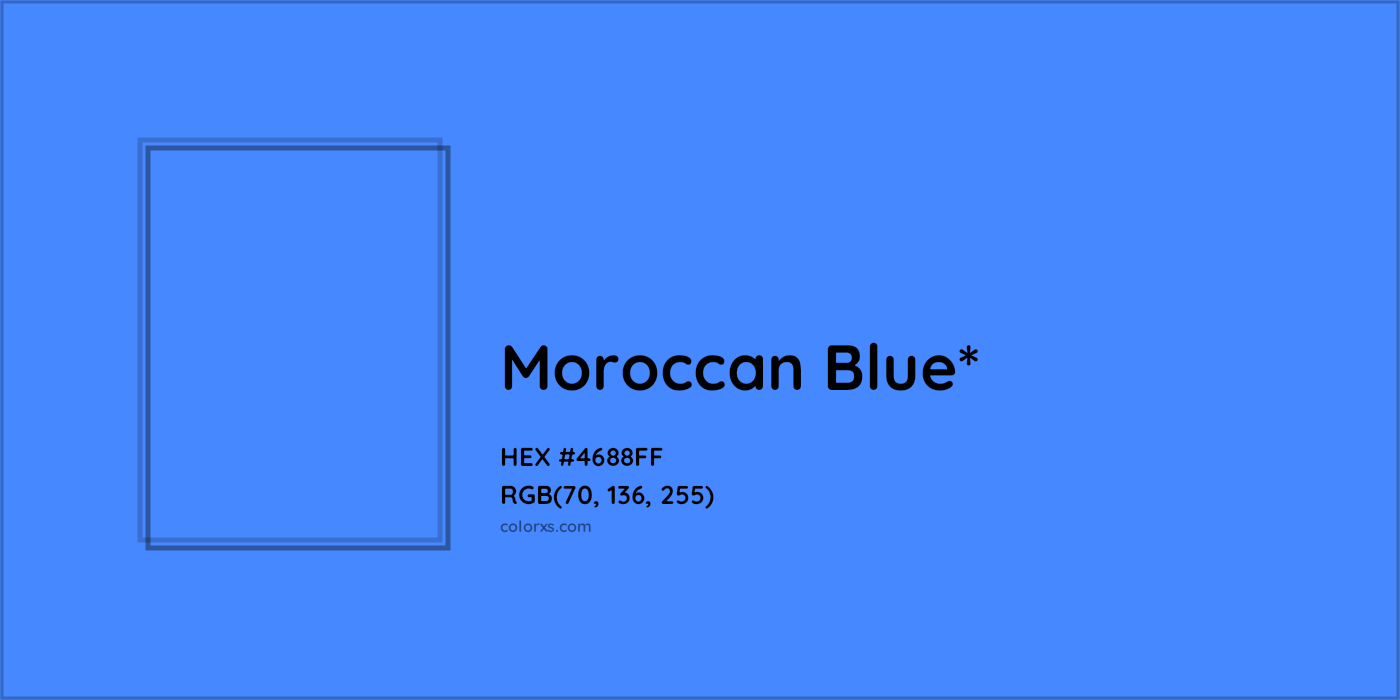 HEX #4688FF Color Name, Color Code, Palettes, Similar Paints, Images
