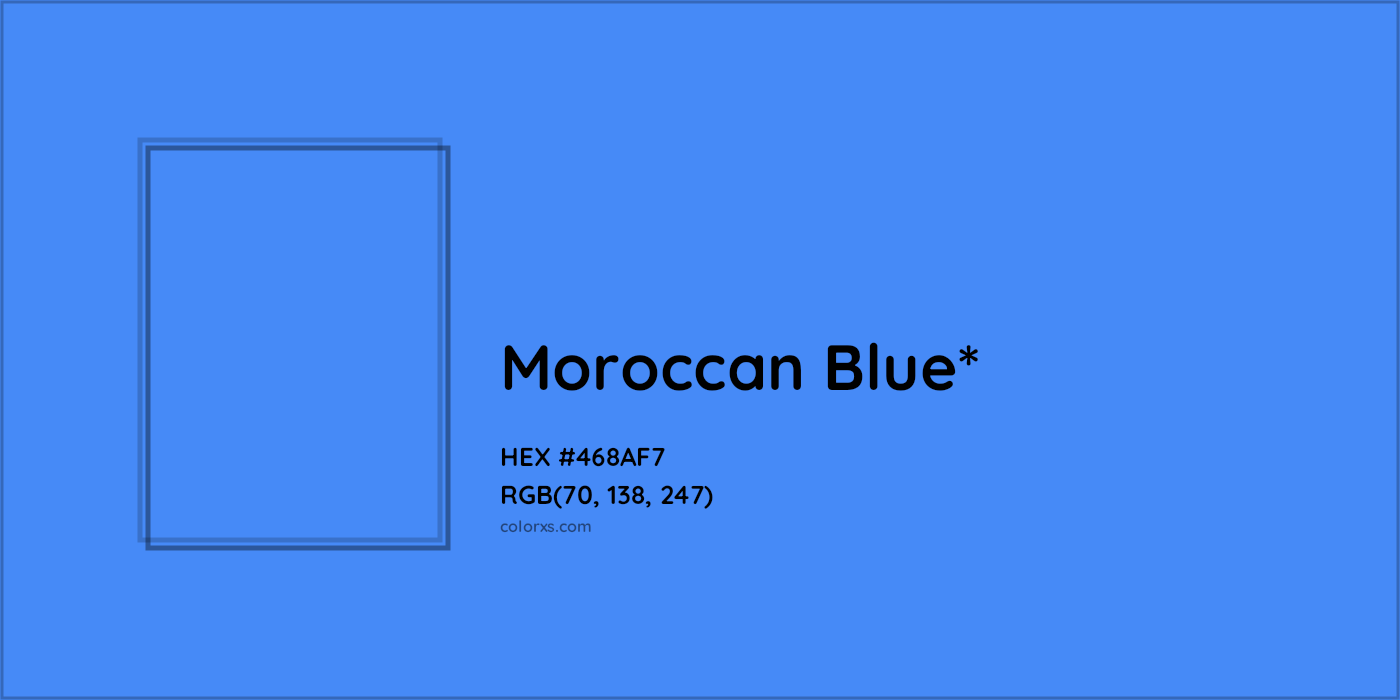 HEX #468AF7 Color Name, Color Code, Palettes, Similar Paints, Images