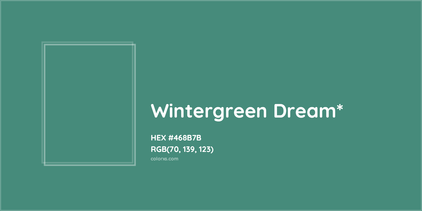 HEX #468B7B Color Name, Color Code, Palettes, Similar Paints, Images