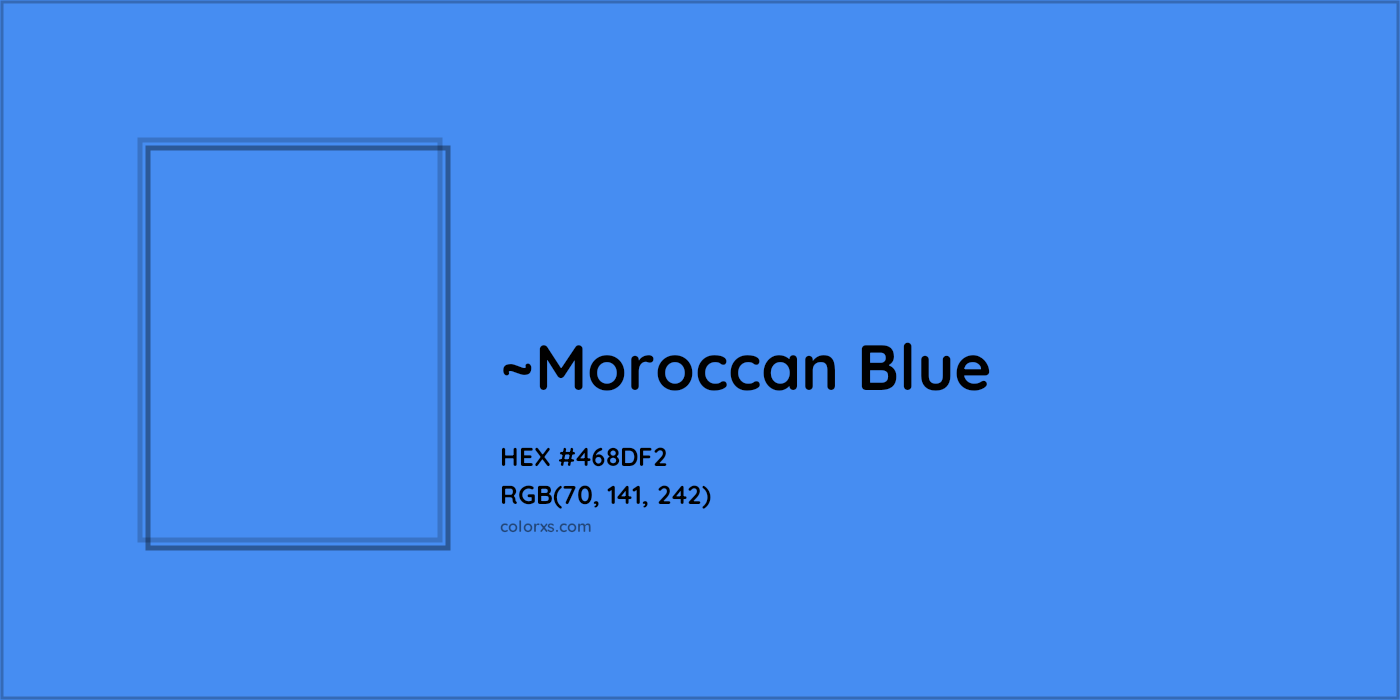 HEX #468DF2 Color Name, Color Code, Palettes, Similar Paints, Images