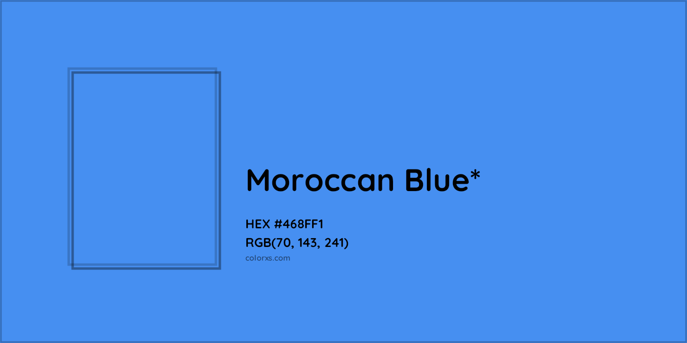 HEX #468FF1 Color Name, Color Code, Palettes, Similar Paints, Images