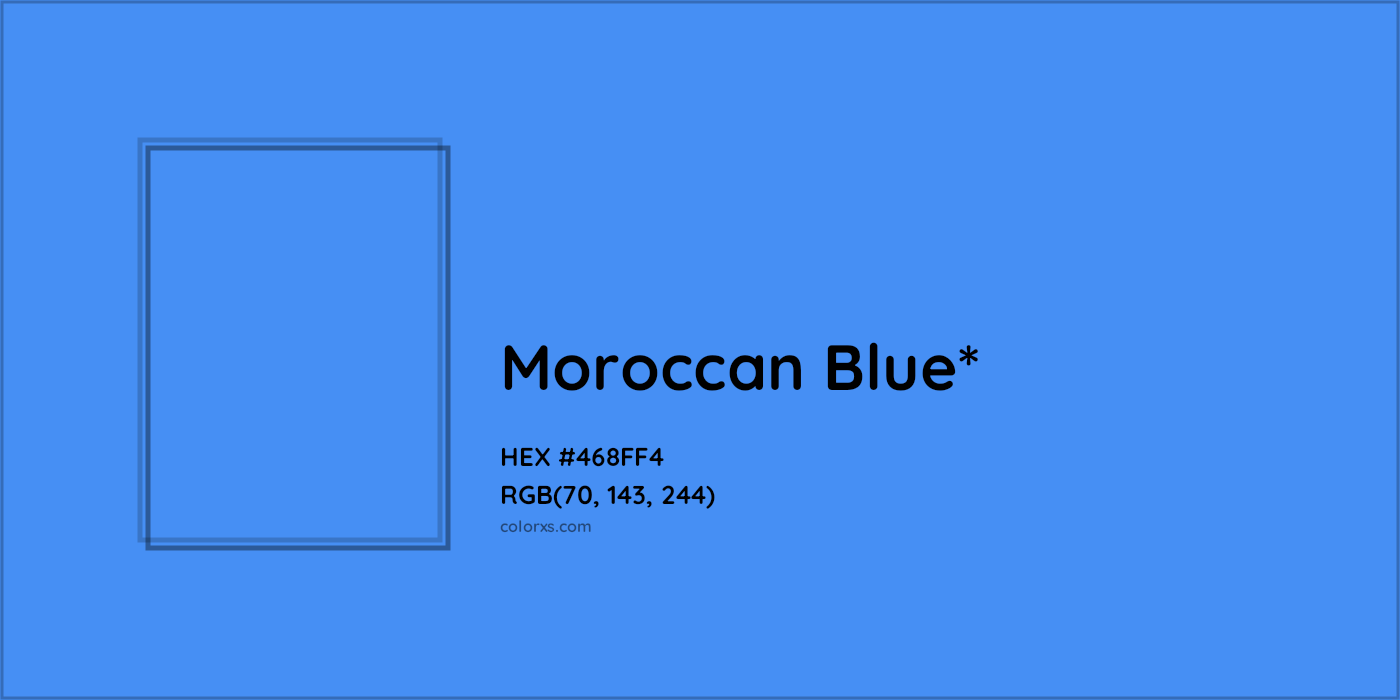 HEX #468FF4 Color Name, Color Code, Palettes, Similar Paints, Images