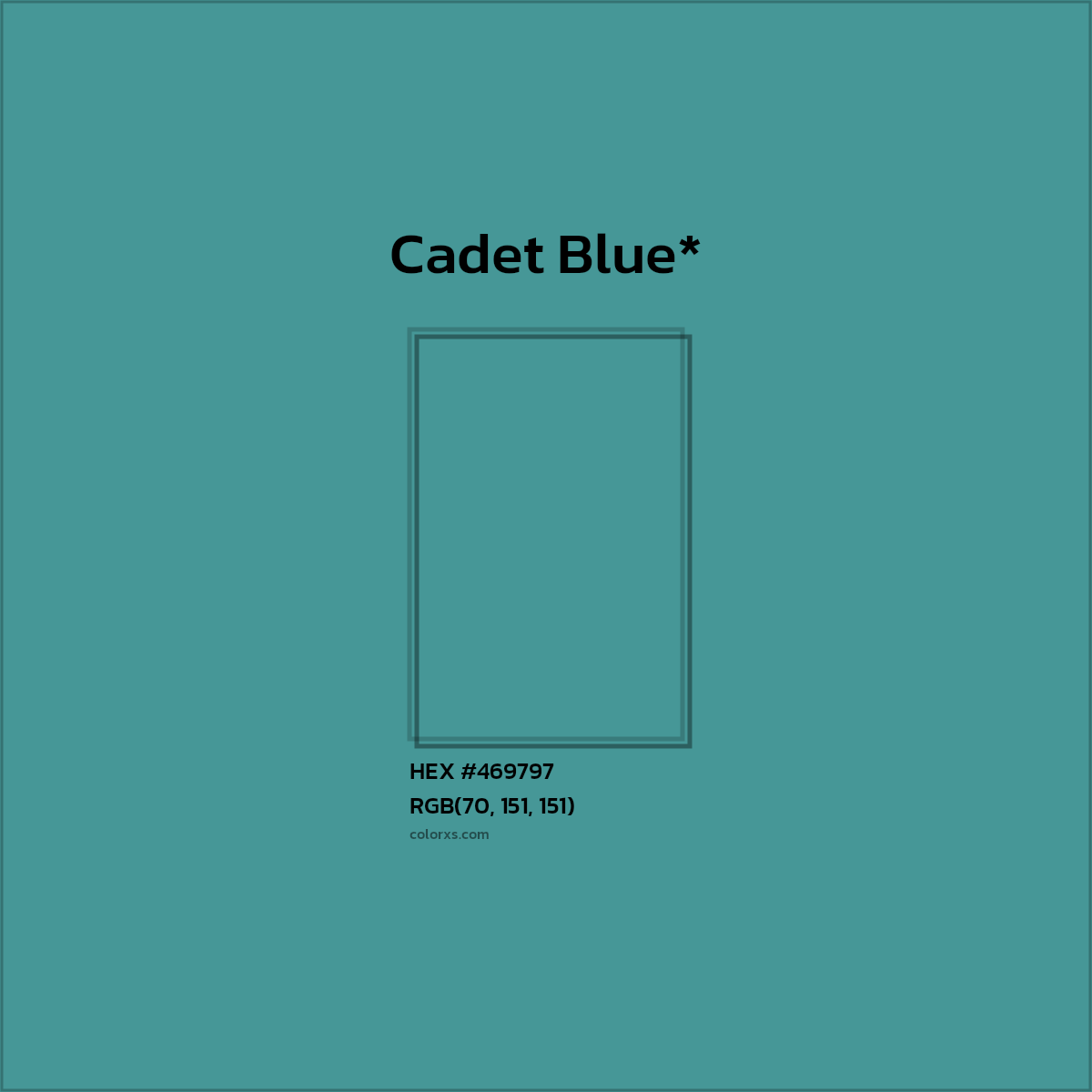 HEX #469797 Color Name, Color Code, Palettes, Similar Paints, Images