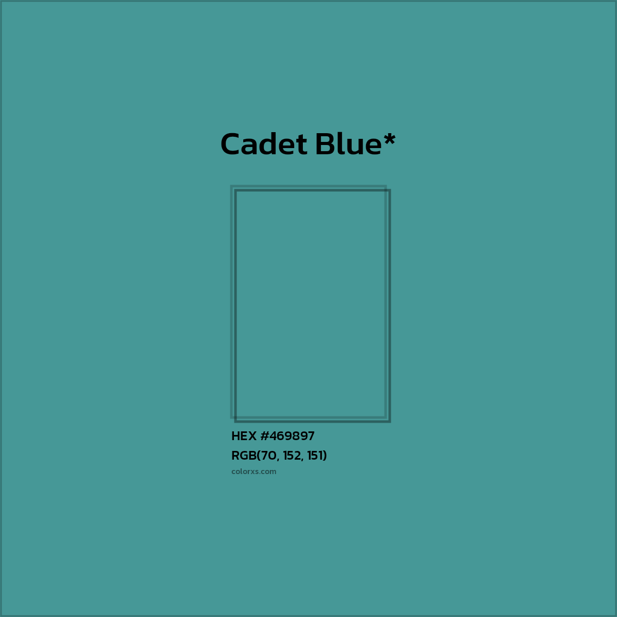 HEX #469897 Color Name, Color Code, Palettes, Similar Paints, Images