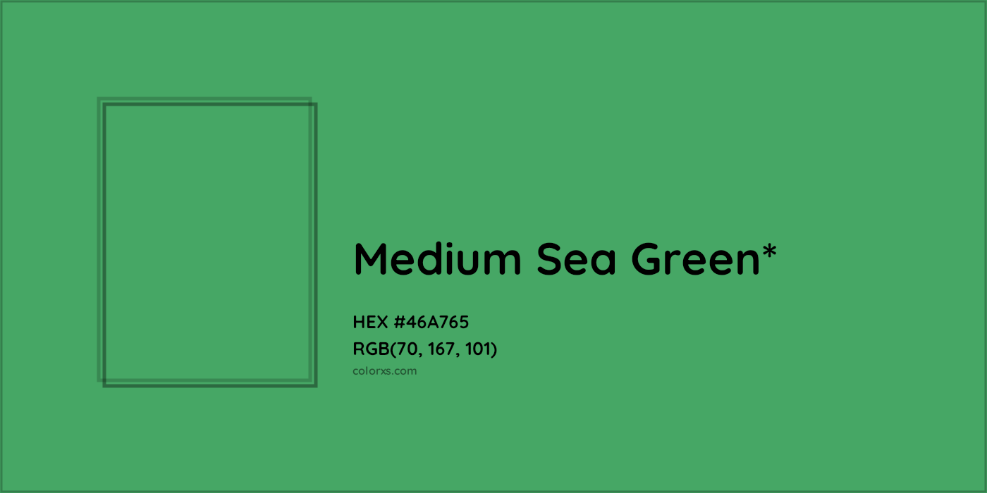 HEX #46A765 Color Name, Color Code, Palettes, Similar Paints, Images