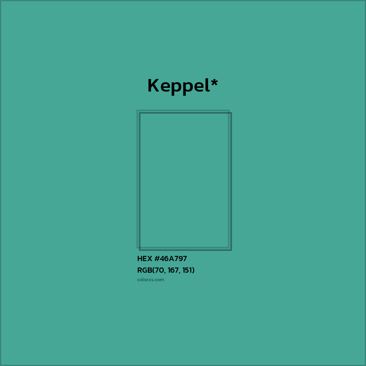 HEX #46A797 Color Name, Color Code, Palettes, Similar Paints, Images