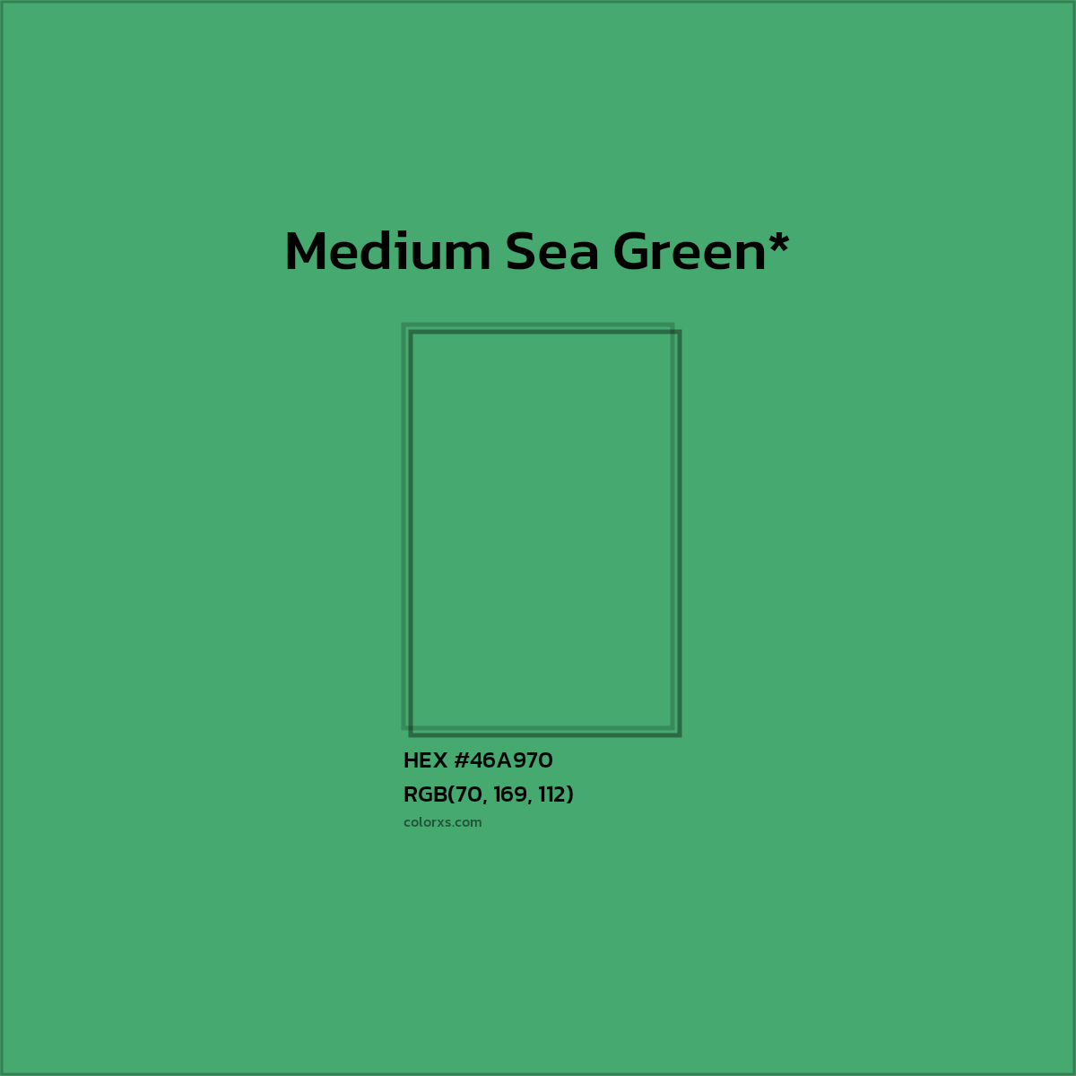 HEX #46A970 Color Name, Color Code, Palettes, Similar Paints, Images