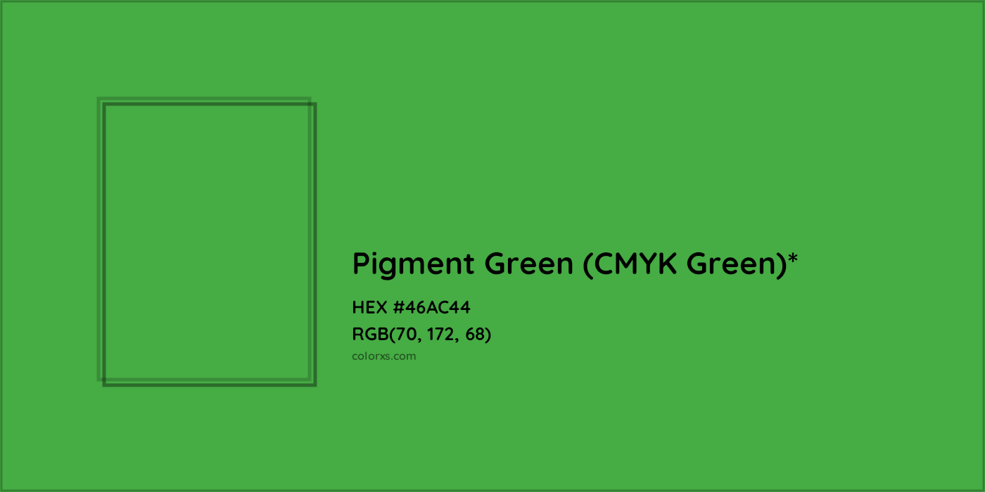 HEX #46AC44 Color Name, Color Code, Palettes, Similar Paints, Images