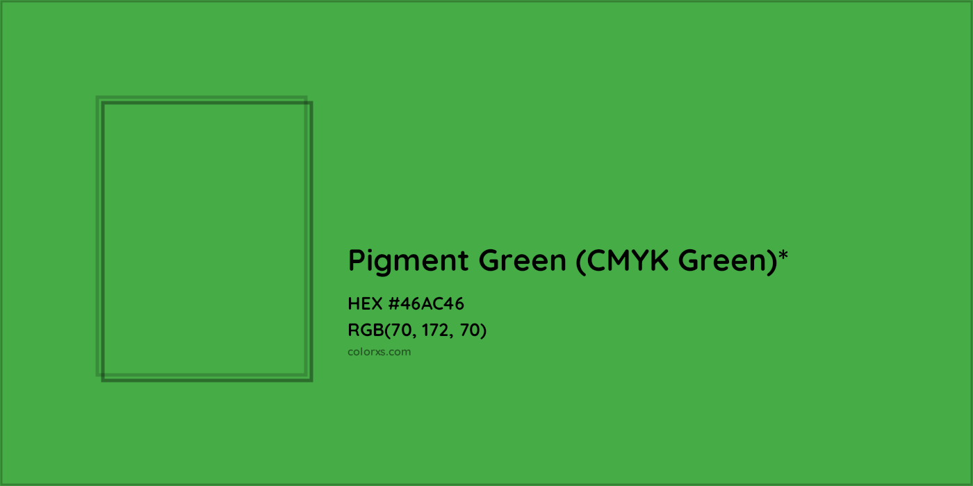 HEX #46AC46 Color Name, Color Code, Palettes, Similar Paints, Images