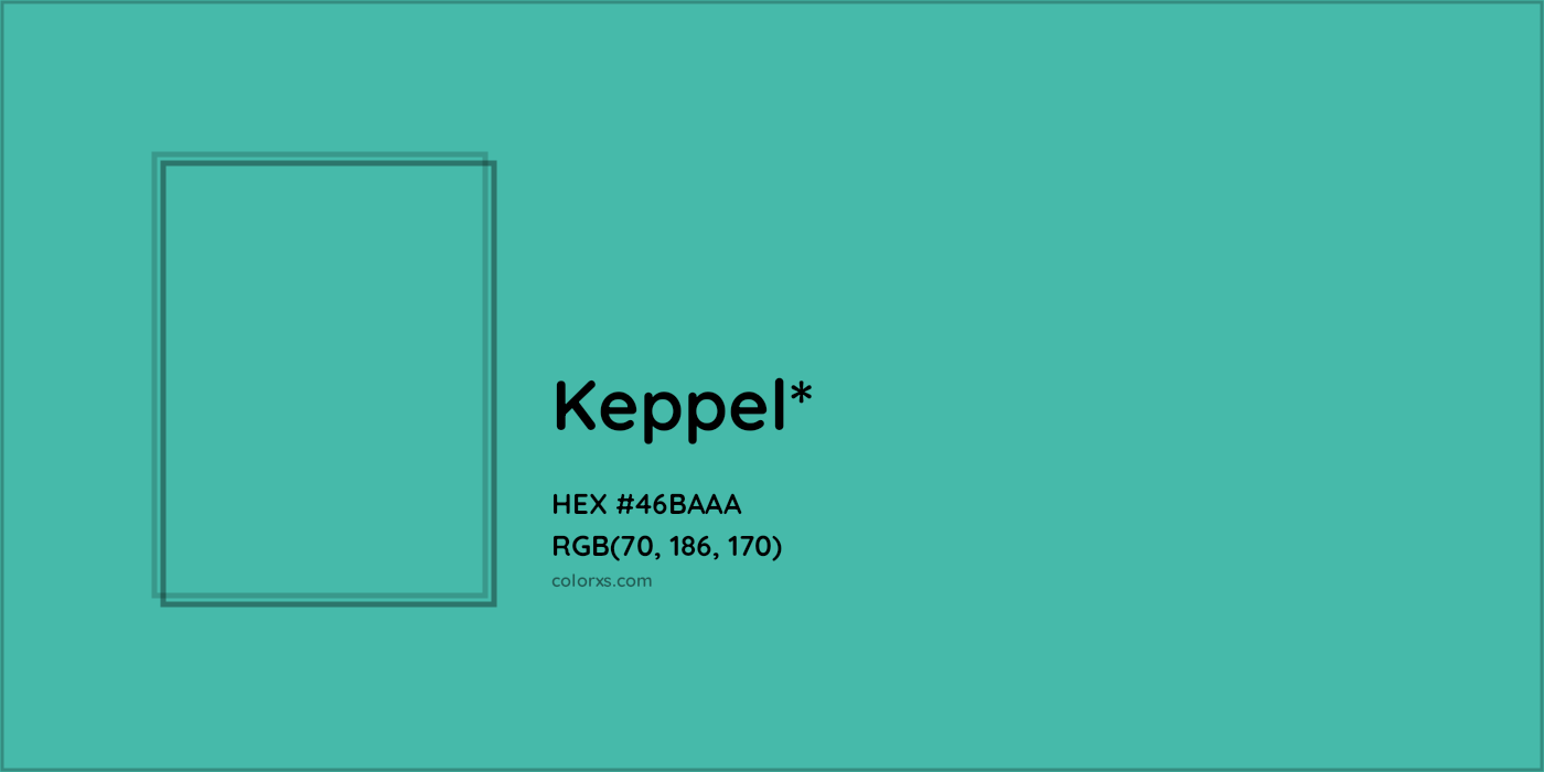 HEX #46BAAA Color Name, Color Code, Palettes, Similar Paints, Images