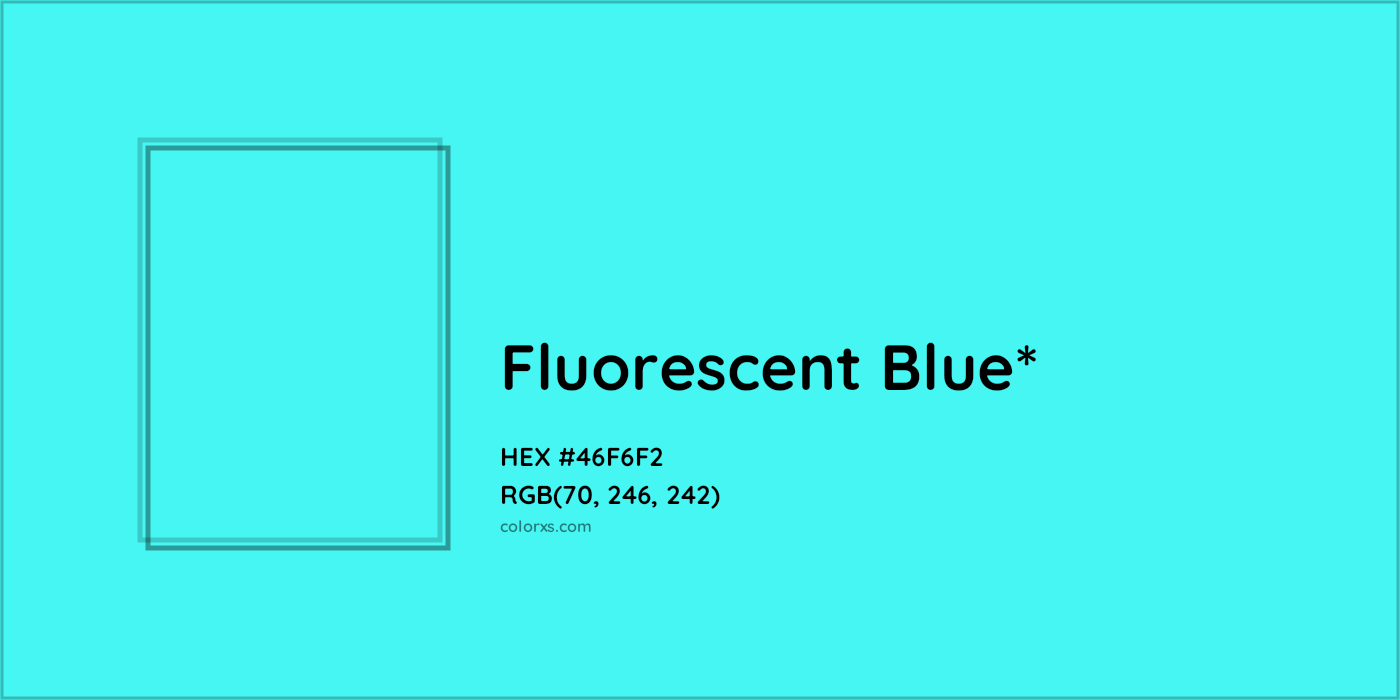 HEX #46F6F2 Color Name, Color Code, Palettes, Similar Paints, Images