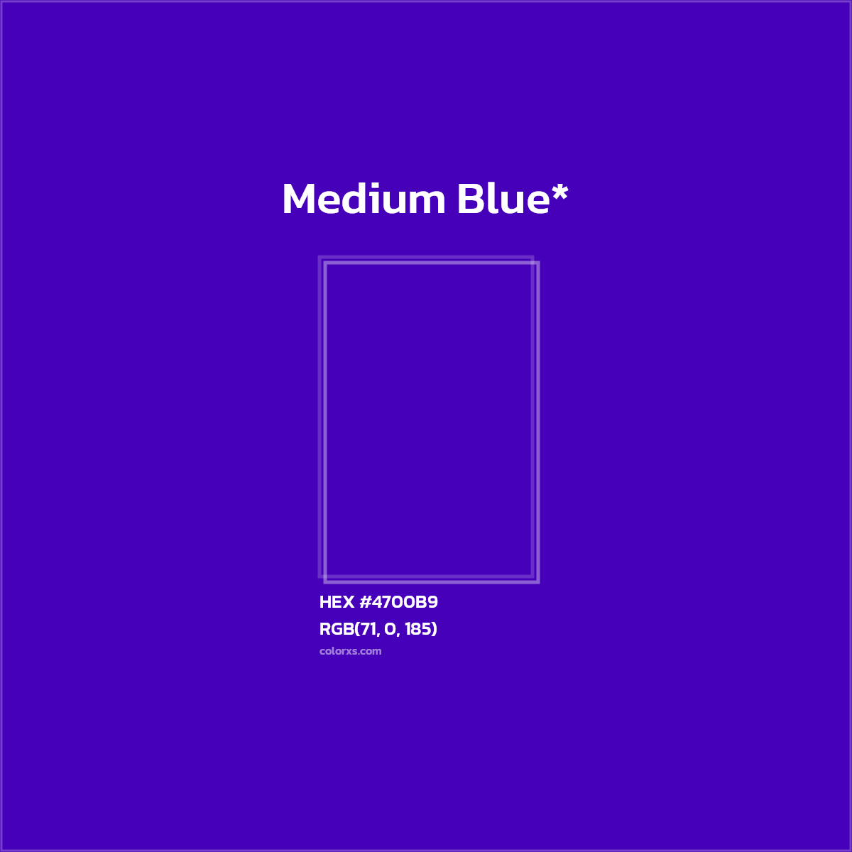 HEX #4700B9 Color Name, Color Code, Palettes, Similar Paints, Images