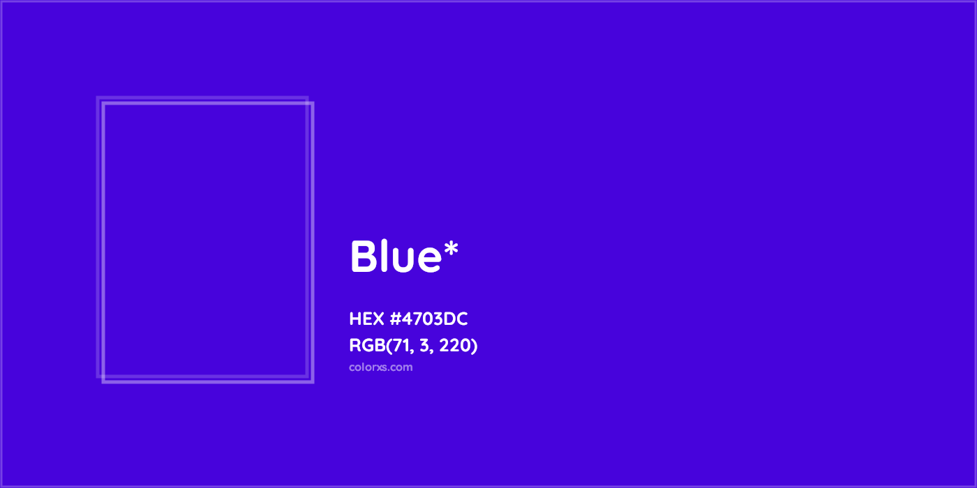 HEX #4703DC Color Name, Color Code, Palettes, Similar Paints, Images