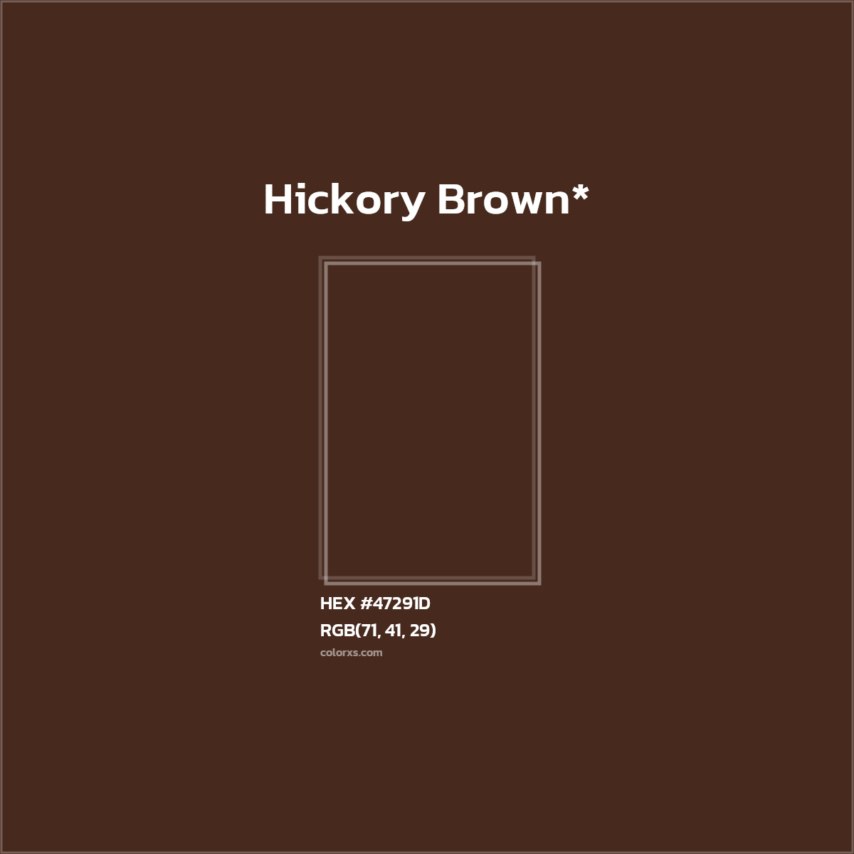 HEX #47291D Color Name, Color Code, Palettes, Similar Paints, Images