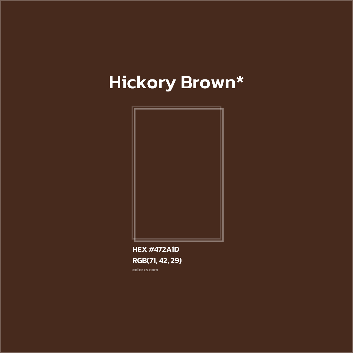 HEX #472A1D Color Name, Color Code, Palettes, Similar Paints, Images