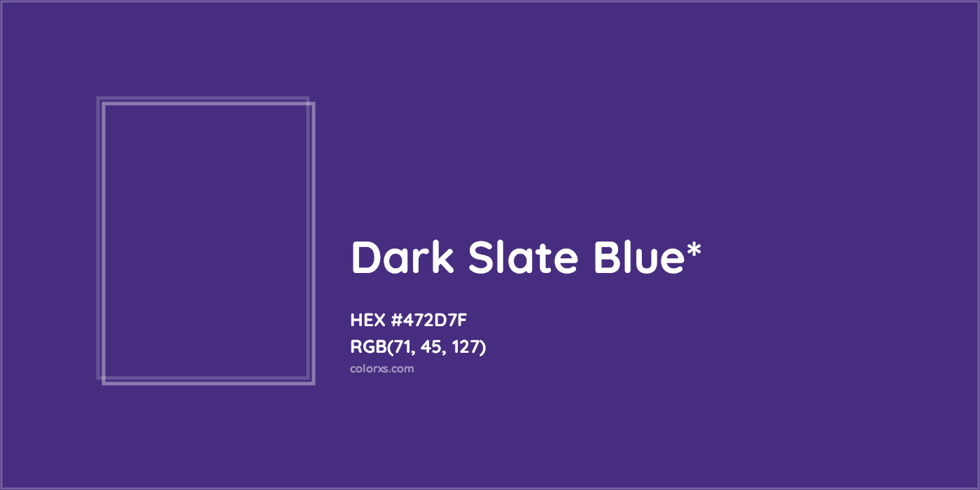 HEX #472D7F Color Name, Color Code, Palettes, Similar Paints, Images