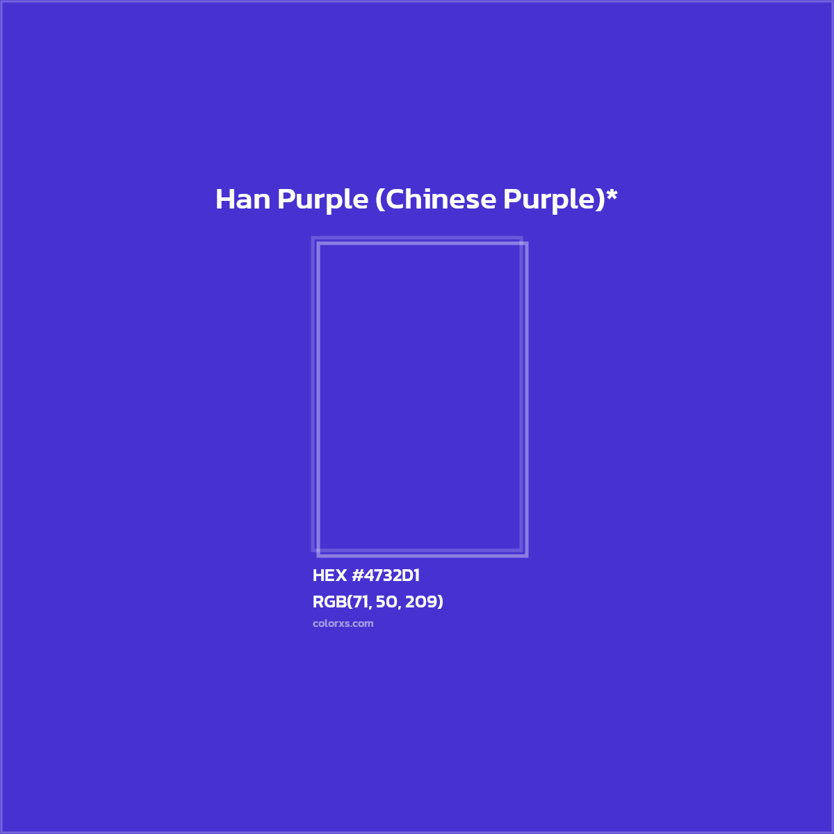 HEX #4732D1 Color Name, Color Code, Palettes, Similar Paints, Images