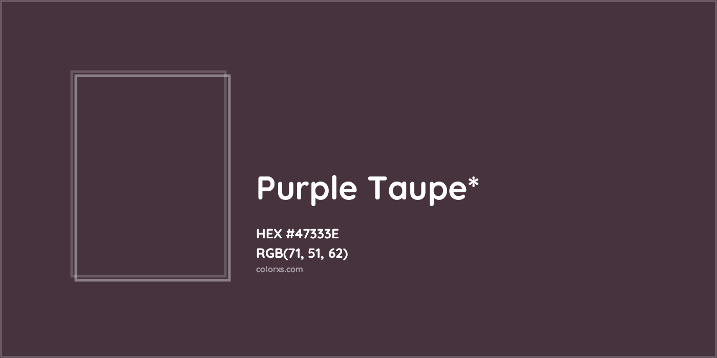 HEX #47333E Color Name, Color Code, Palettes, Similar Paints, Images