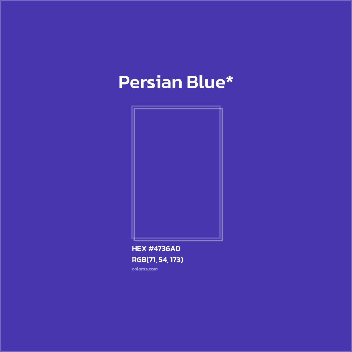 HEX #4736AD Color Name, Color Code, Palettes, Similar Paints, Images