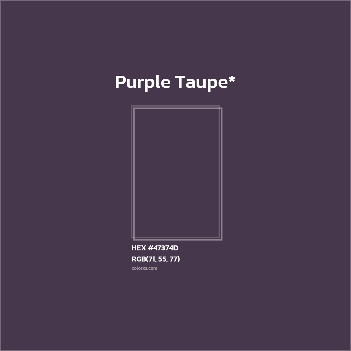 HEX #47374D Color Name, Color Code, Palettes, Similar Paints, Images