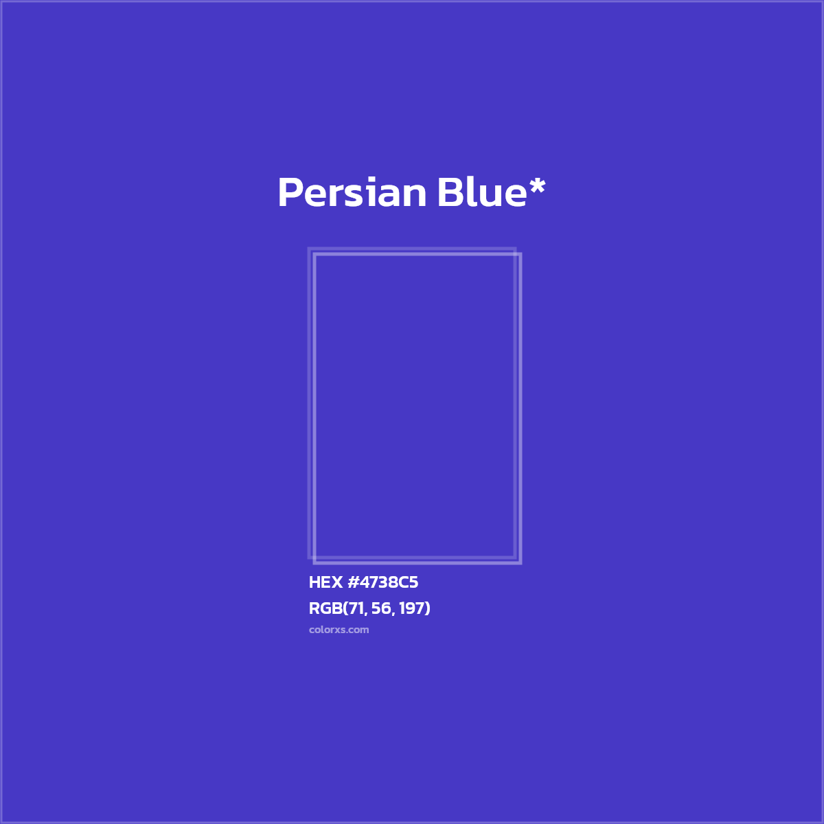 HEX #4738C5 Color Name, Color Code, Palettes, Similar Paints, Images