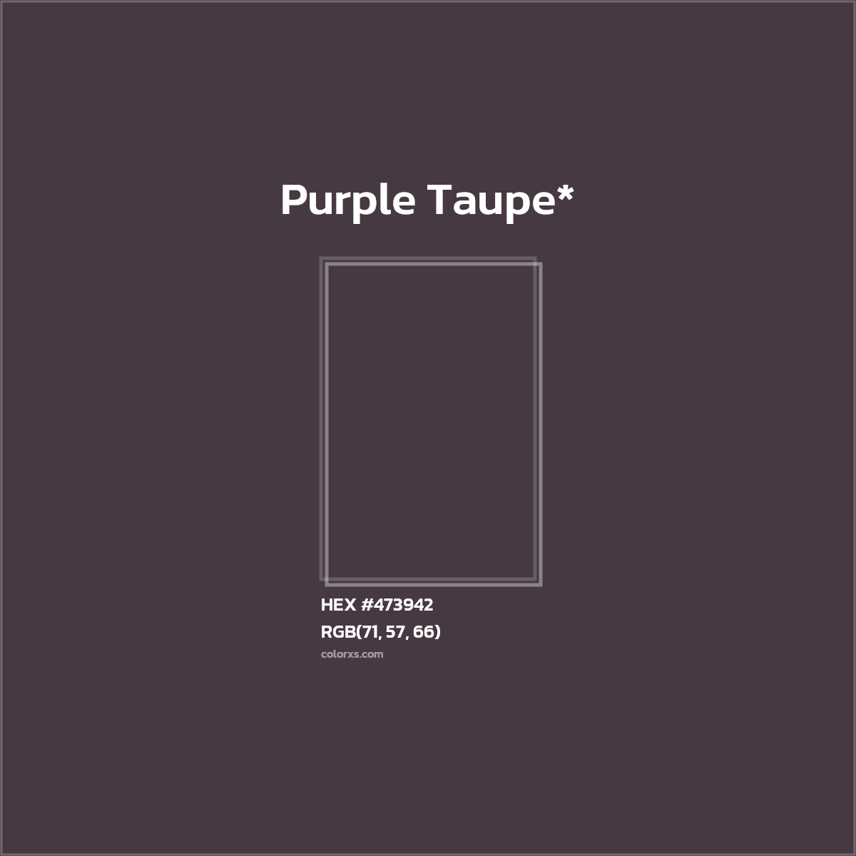 HEX #473942 Color Name, Color Code, Palettes, Similar Paints, Images