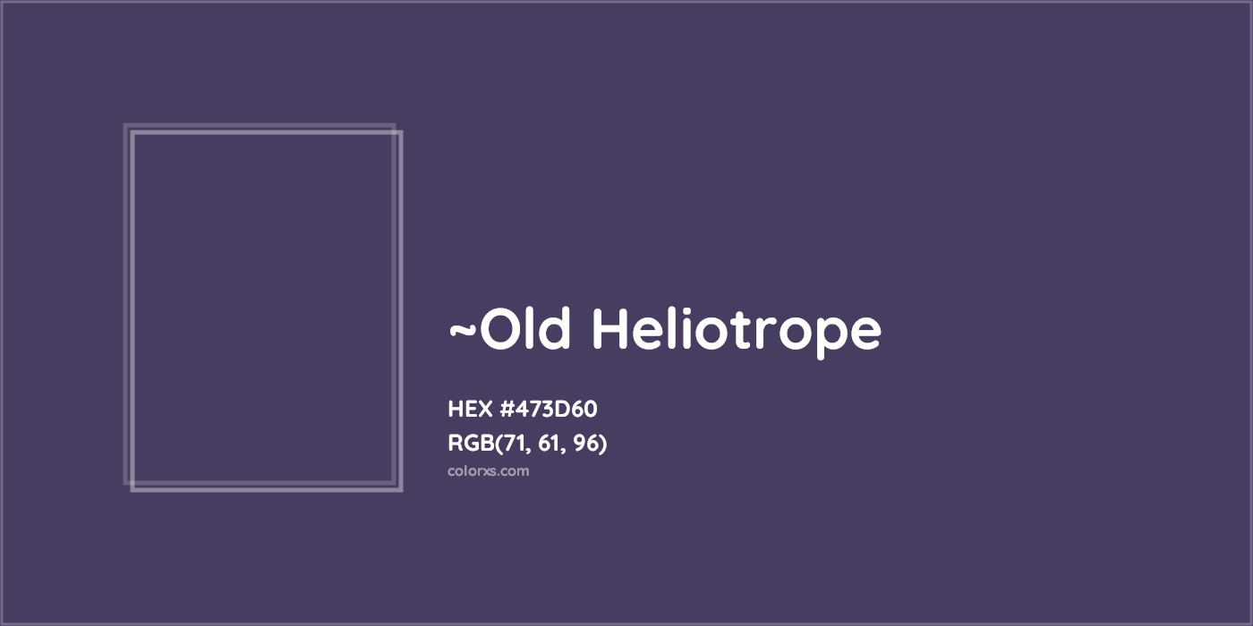 HEX #473D60 Color Name, Color Code, Palettes, Similar Paints, Images