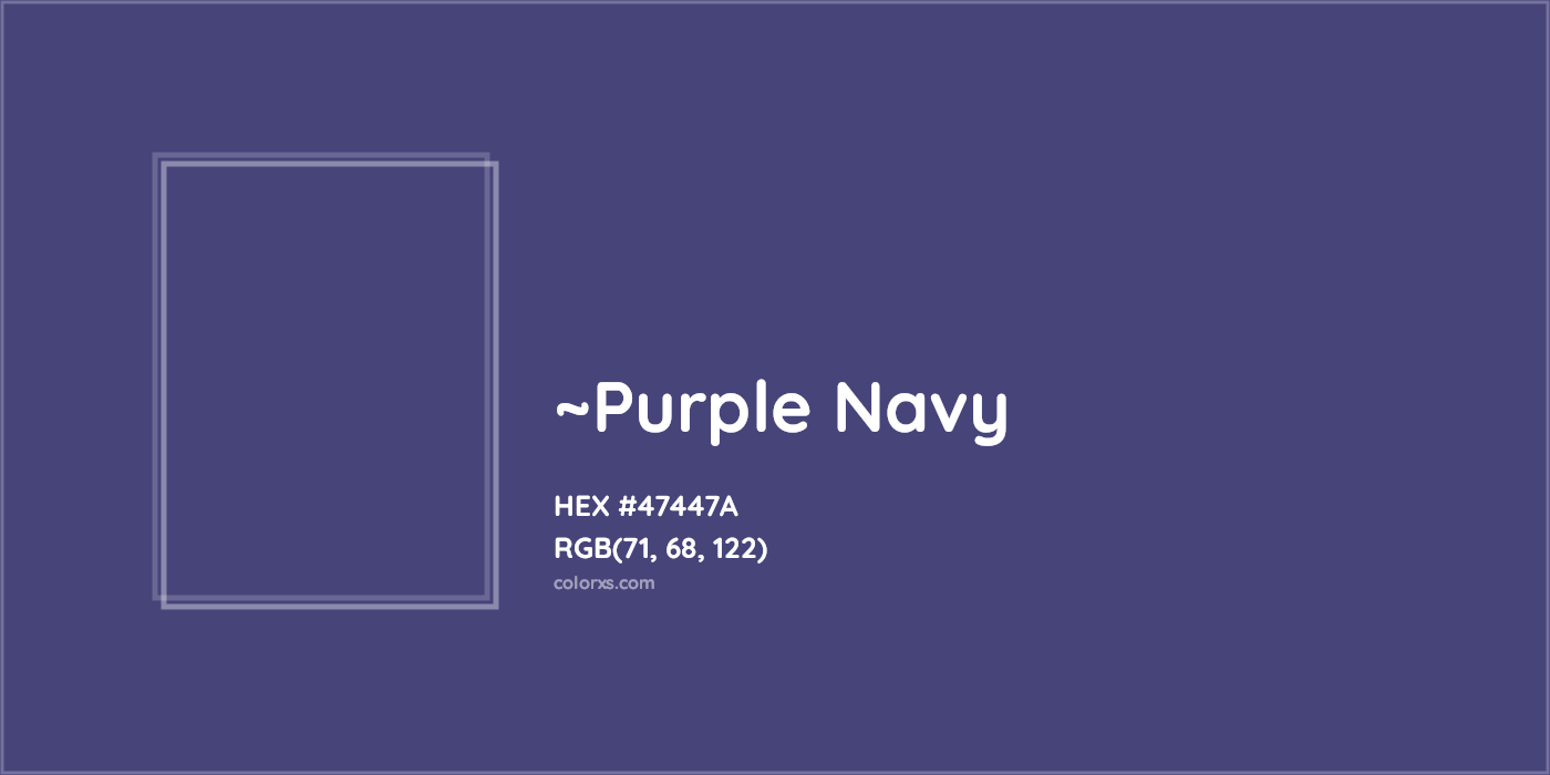 HEX #47447A Color Name, Color Code, Palettes, Similar Paints, Images