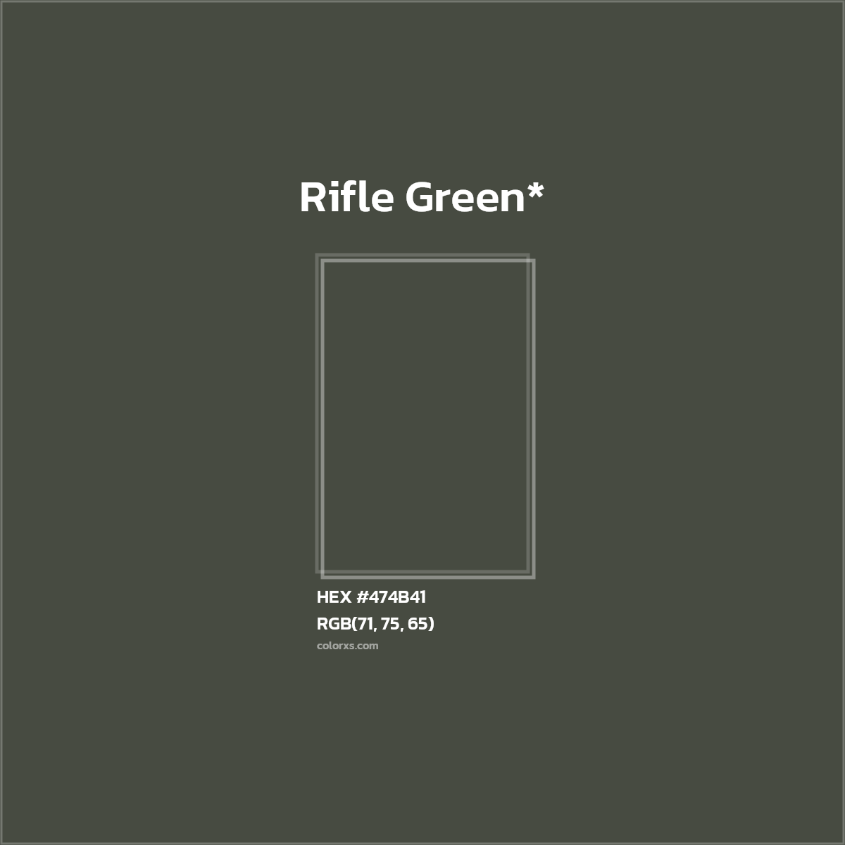 HEX #474B41 Color Name, Color Code, Palettes, Similar Paints, Images