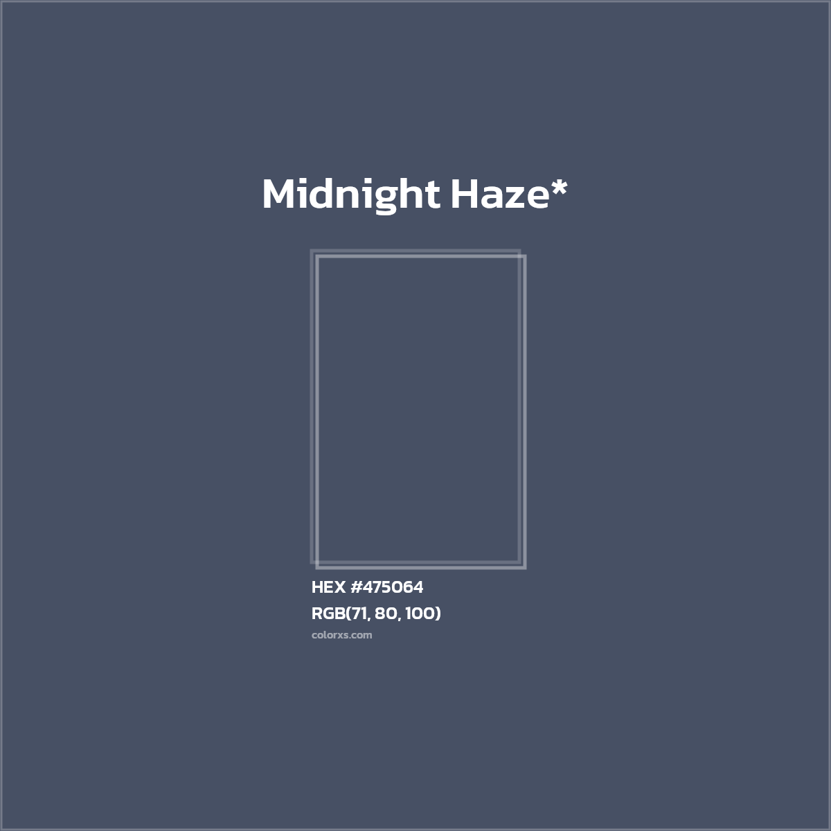 HEX #475064 Color Name, Color Code, Palettes, Similar Paints, Images