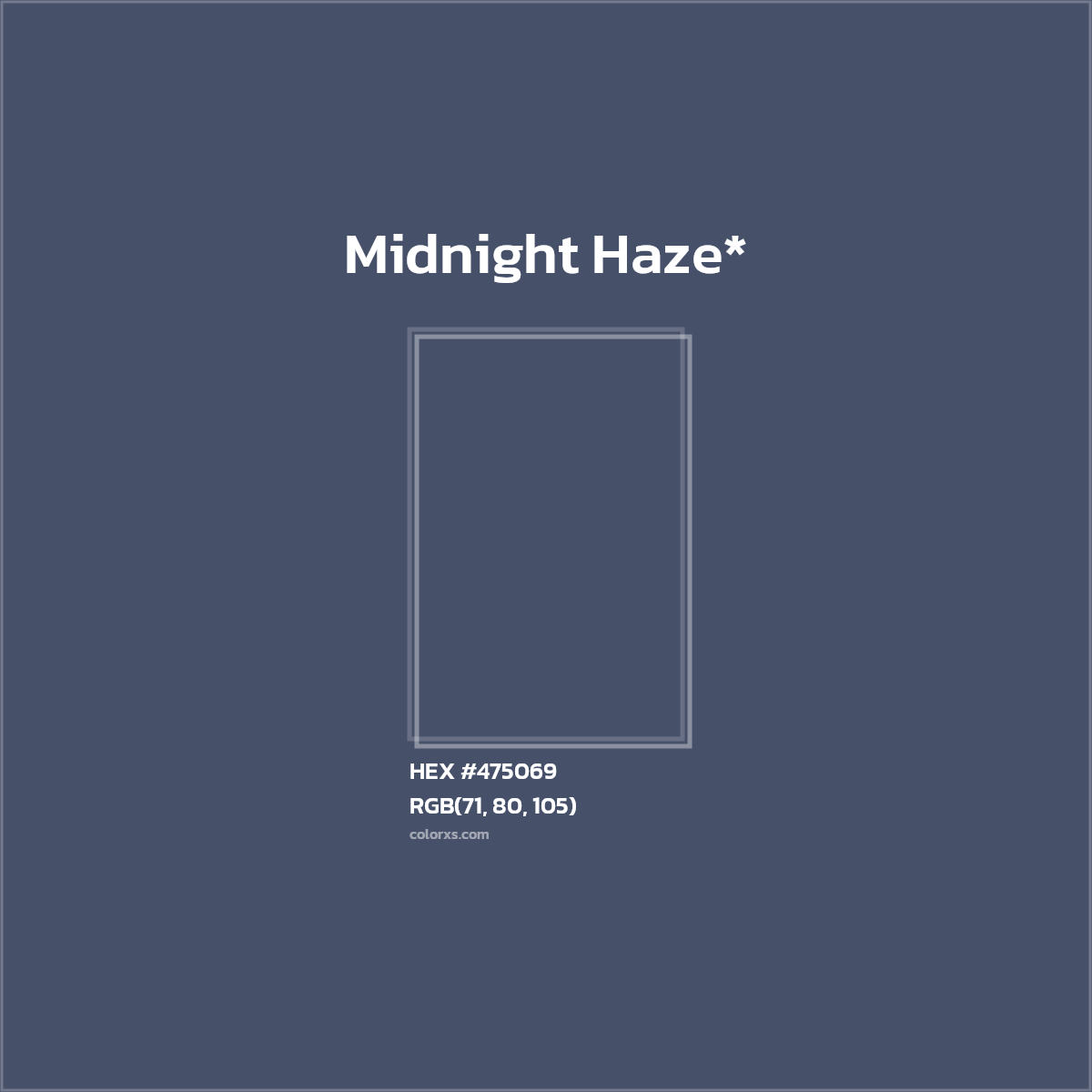 HEX #475069 Color Name, Color Code, Palettes, Similar Paints, Images