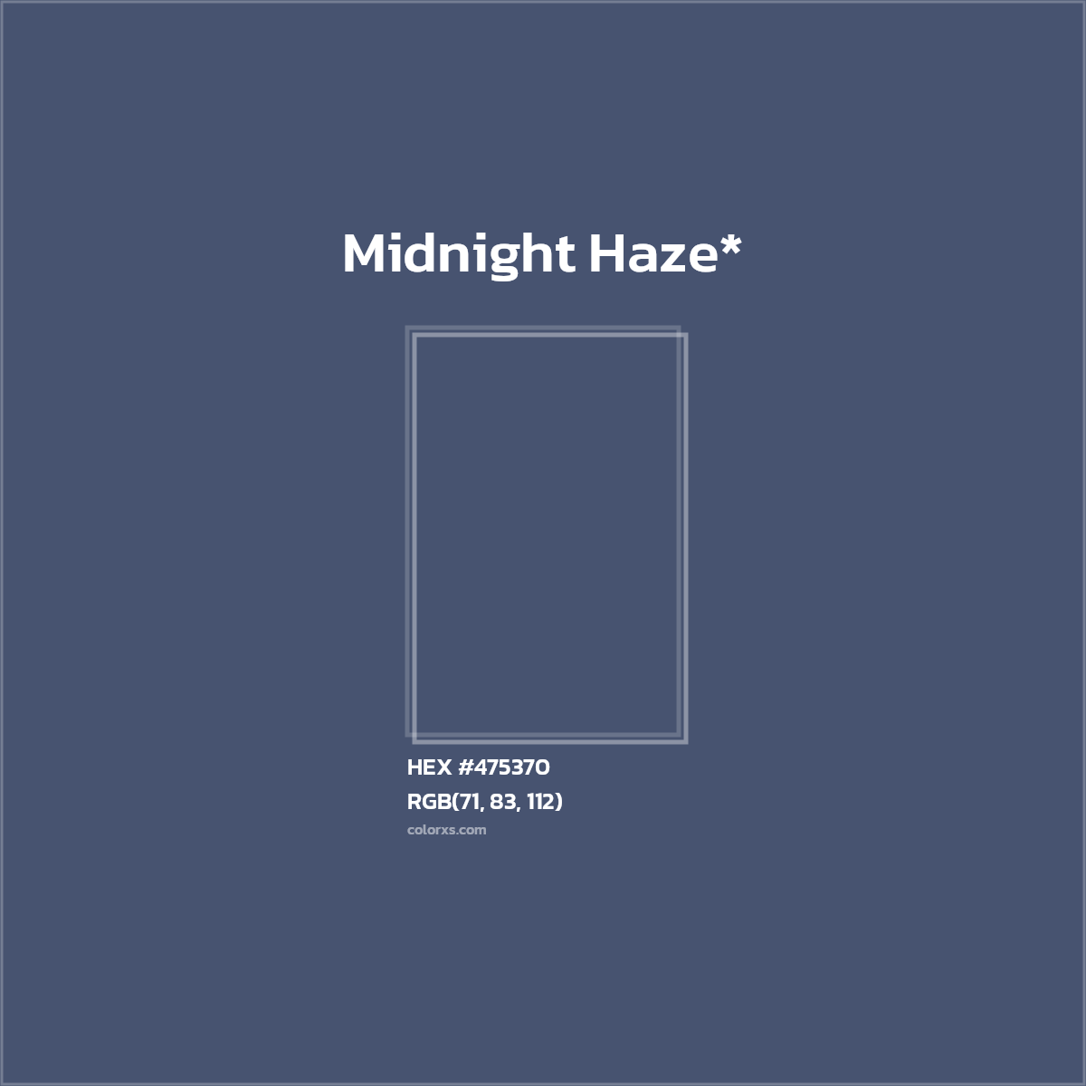 HEX #475370 Color Name, Color Code, Palettes, Similar Paints, Images