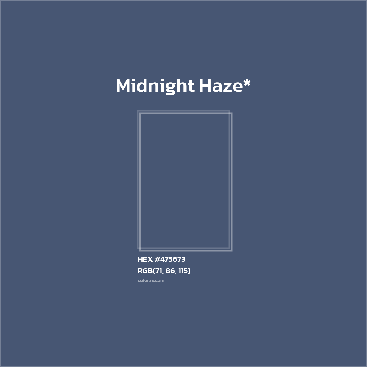 HEX #475673 Color Name, Color Code, Palettes, Similar Paints, Images