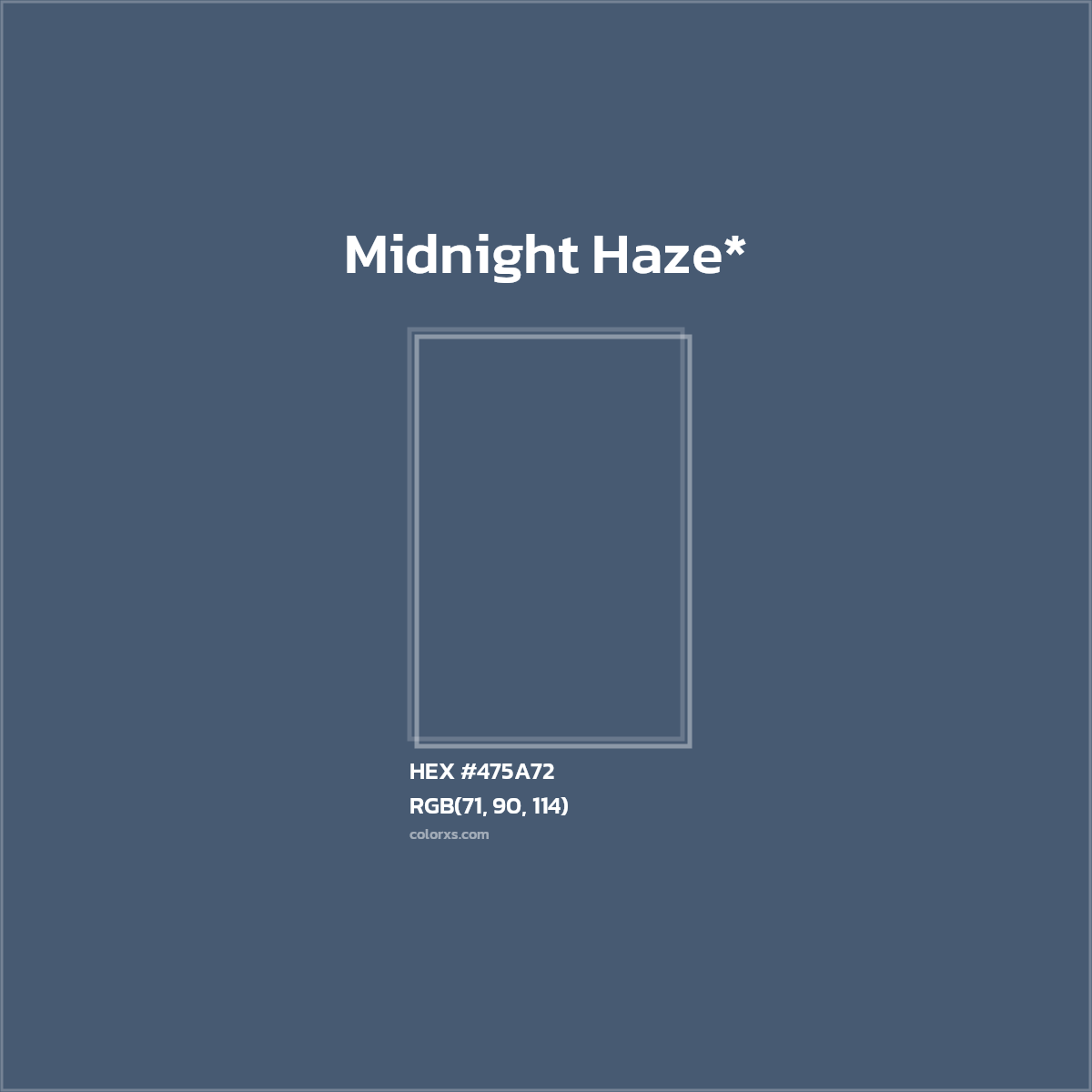 HEX #475A72 Color Name, Color Code, Palettes, Similar Paints, Images