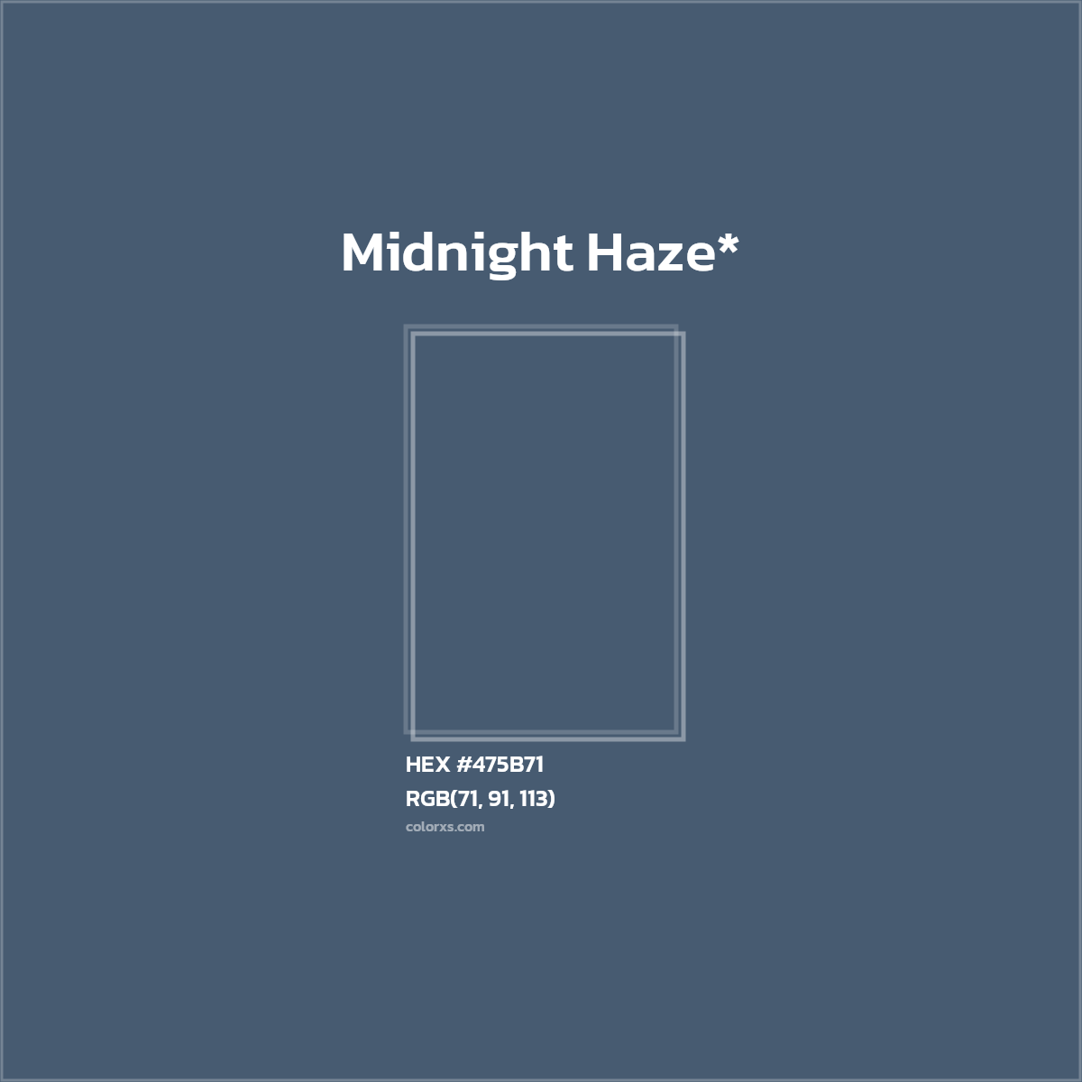 HEX #475B71 Color Name, Color Code, Palettes, Similar Paints, Images