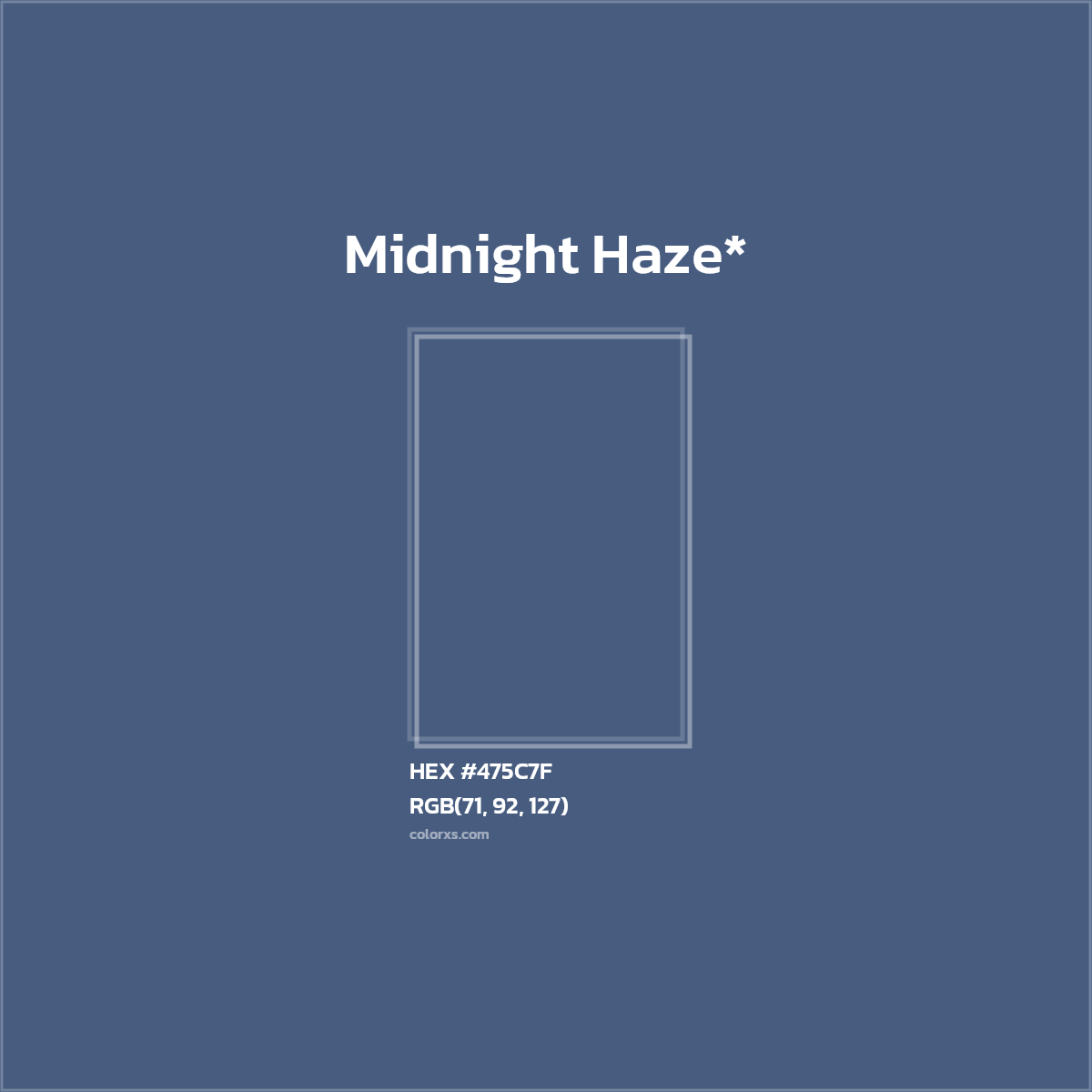 HEX #475C7F Color Name, Color Code, Palettes, Similar Paints, Images