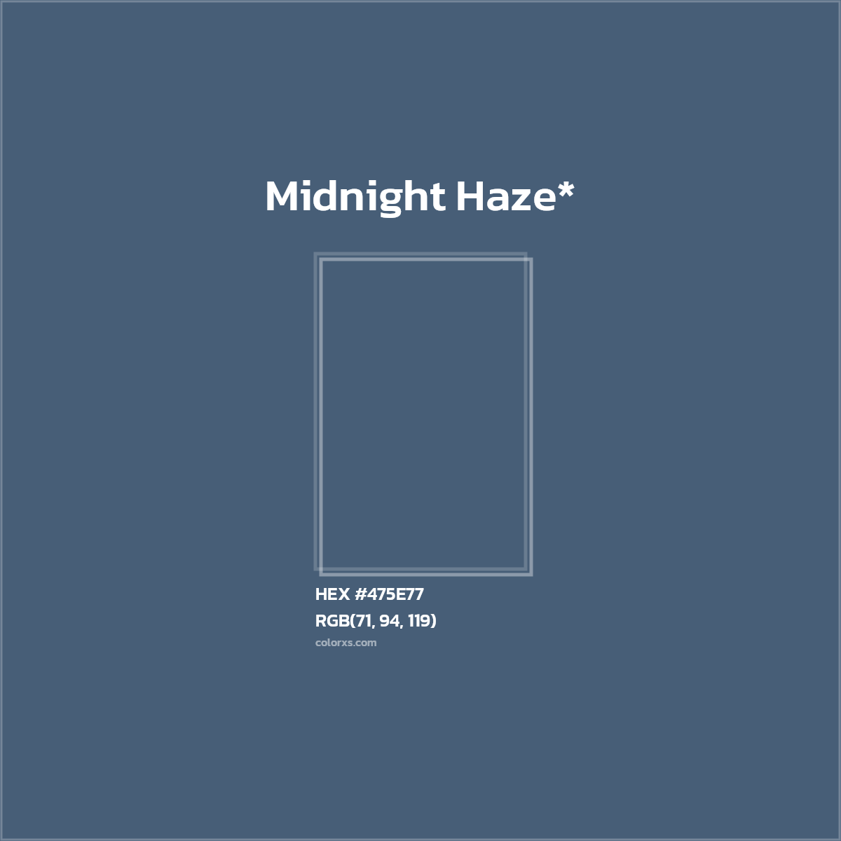 HEX #475E77 Color Name, Color Code, Palettes, Similar Paints, Images