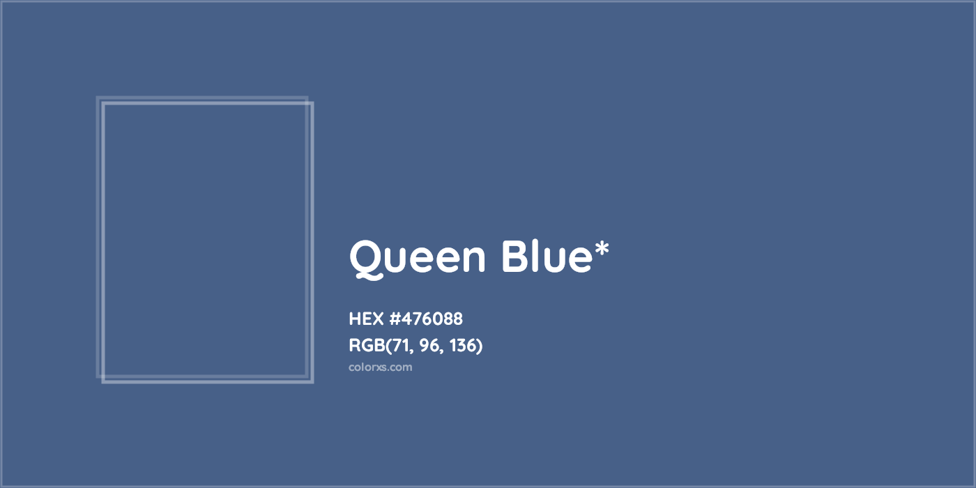 HEX #476088 Color Name, Color Code, Palettes, Similar Paints, Images