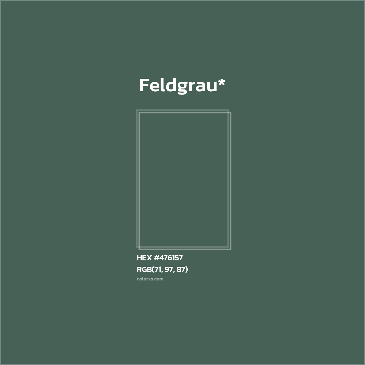 HEX #476157 Color Name, Color Code, Palettes, Similar Paints, Images