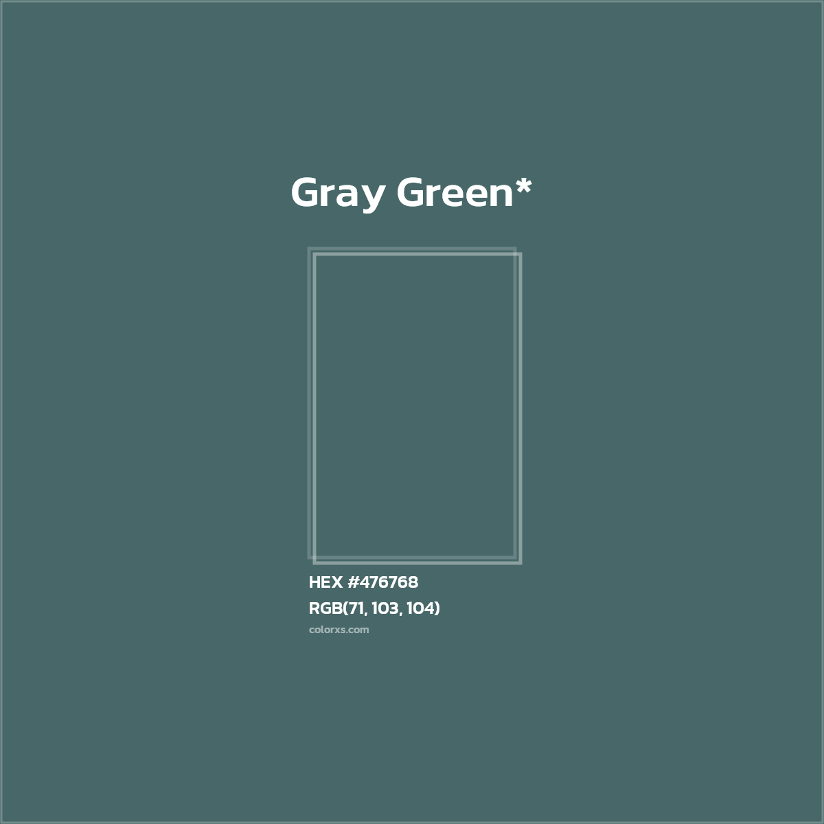 HEX #476768 Color Name, Color Code, Palettes, Similar Paints, Images