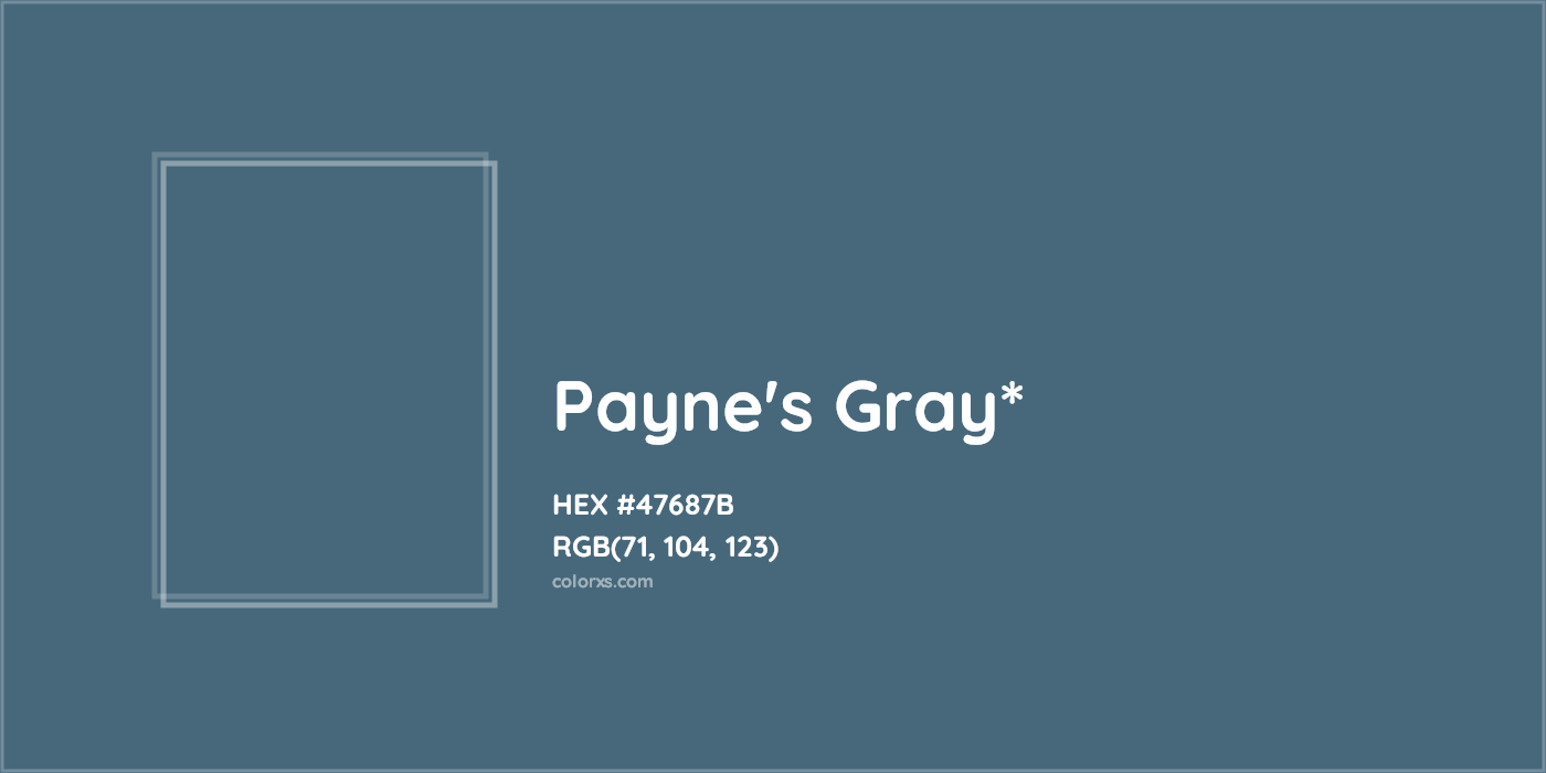HEX #47687B Color Name, Color Code, Palettes, Similar Paints, Images
