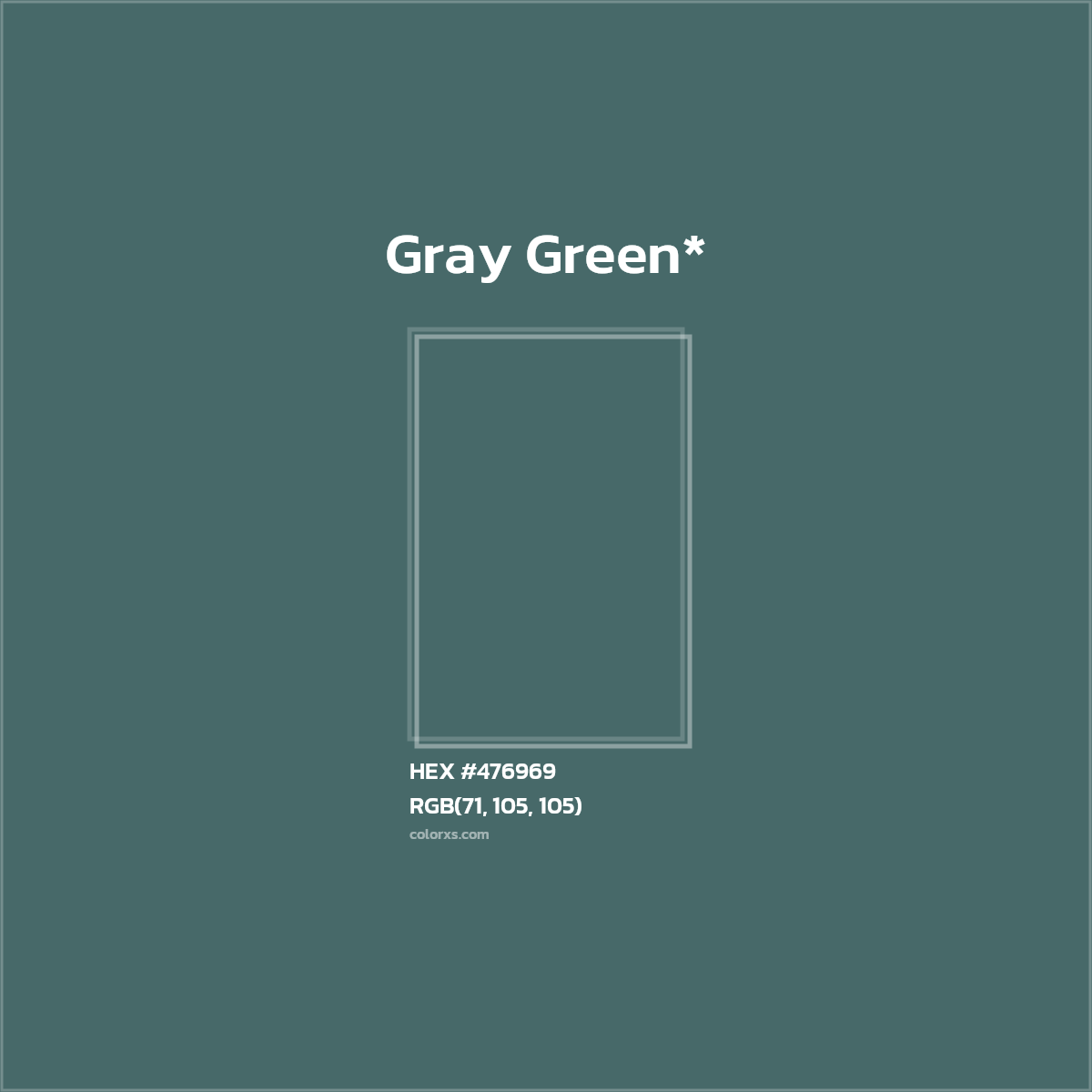 HEX #476969 Color Name, Color Code, Palettes, Similar Paints, Images