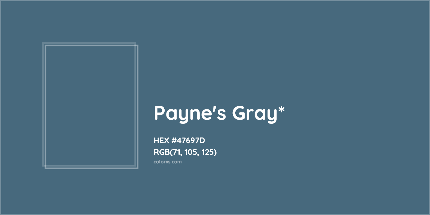 HEX #47697D Color Name, Color Code, Palettes, Similar Paints, Images