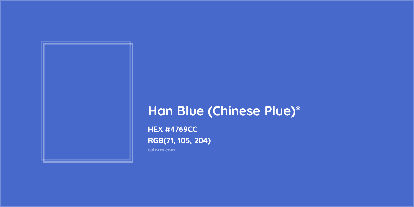 HEX #4769CC Color Name, Color Code, Palettes, Similar Paints, Images